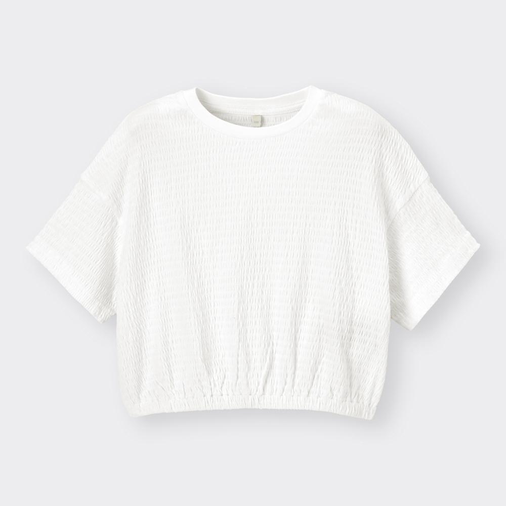 

GU GIRLS Укороченная футболка со сборкой и короткими рукавами