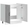 Kalmar Under Sink Cabinet Concrete Grey 80 X 46 X 81.5 Cm Particleboard