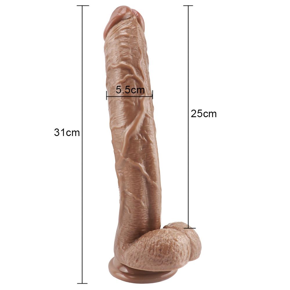 Huge Realistic Dildo for Women with Suction Cup Soft Fake Penis Anal  Sex Toys for Woman Men
