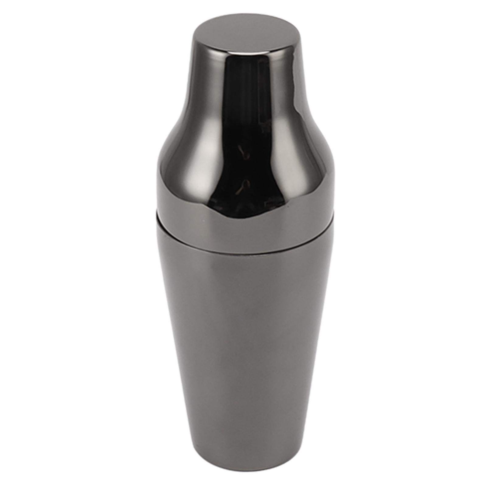 Stainless Steel Drink Shaker French Style 2 Section Martini Mixer Drink Shaker for Bar Home Camping Picnic Dazzling L