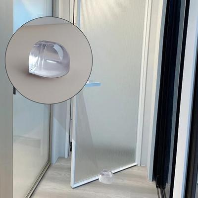 Door Stopper Self Adhesive Door Holder Catch Floor Mounted Door Stop for Protection of Wall and Furniture B0K6