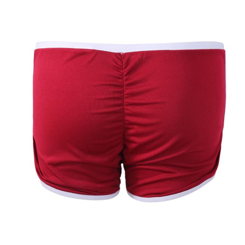 Plus Size Women Low Rise Sexy Running Shorts Butt Lifting Tight Fitted Solid Color Sports Workout Shorts