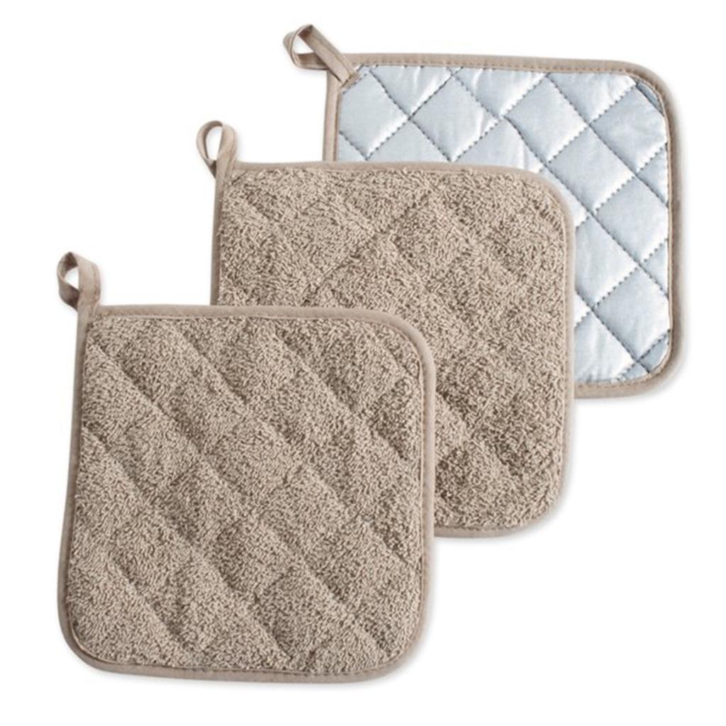 Microwave Oven Gloves Kitchen High Temperature -Scalding Thick Cotton Gloves (Set Of 2)