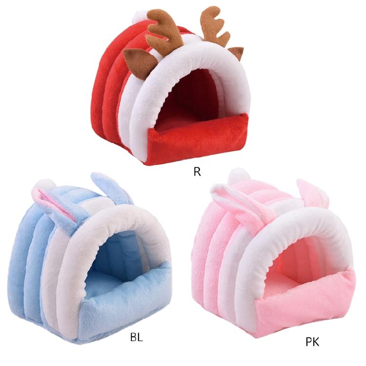 Small Animal Warm House Cozy Cave Hamster Guinea Pig Bed House Cage Accessories