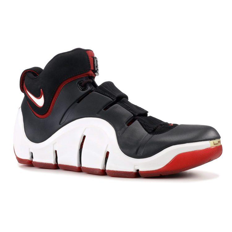 Nike LeBron 4 Black White Red 314647-011