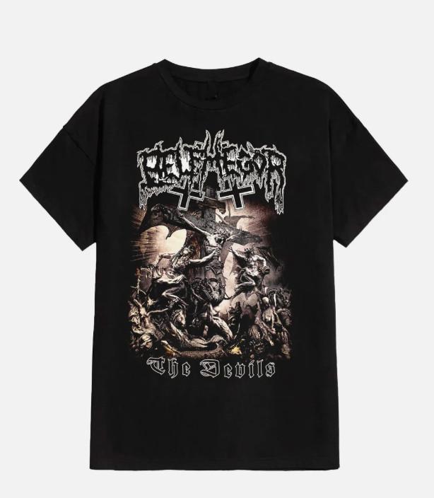 

Belphegor Black Color Heavy Cotton Size S To 5XL Shirt Unisex Fasshion Unisex T-Shirt S
