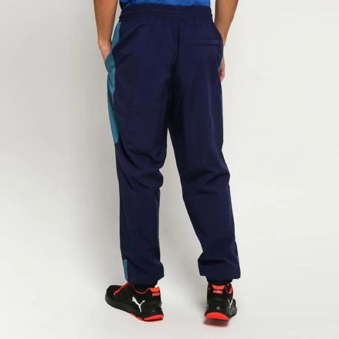 Puma X The Weeknd Xo Collaboration Letter Embroidery Vintage Long Sports Pants Men Bottoms Navy-Blue 578541-06