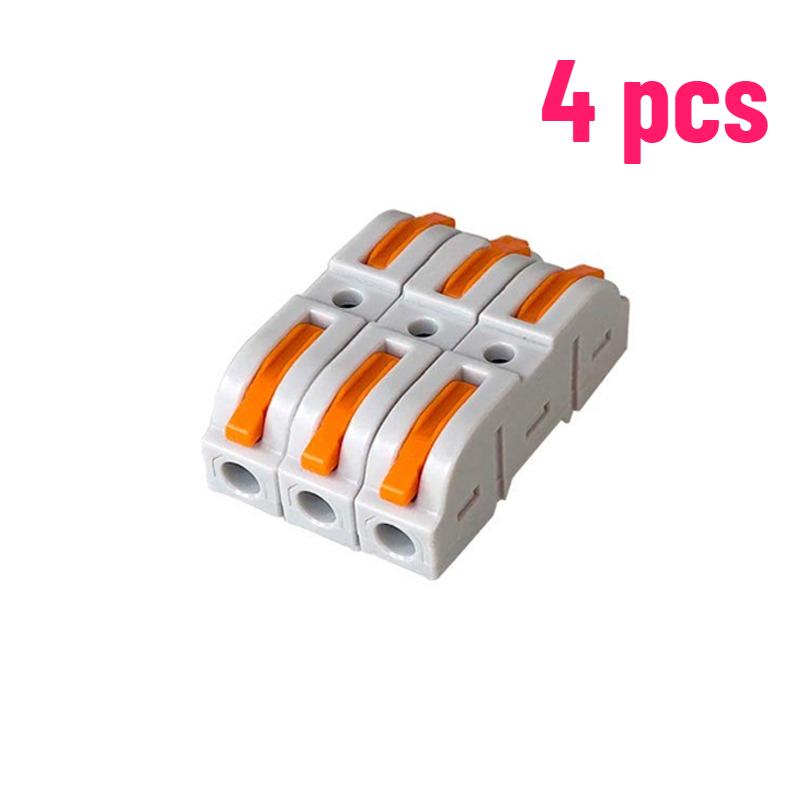 Schnellverbinder elektrische Kabelverbinder Universal Kompakte Spleißverdrahtung Kabelverbindung Einsteckklemmen