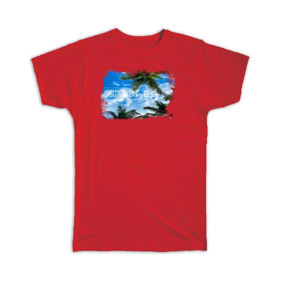 Gift T-Shirt : Palm Trees Sky Seminyak Bali Indonesia 2XL