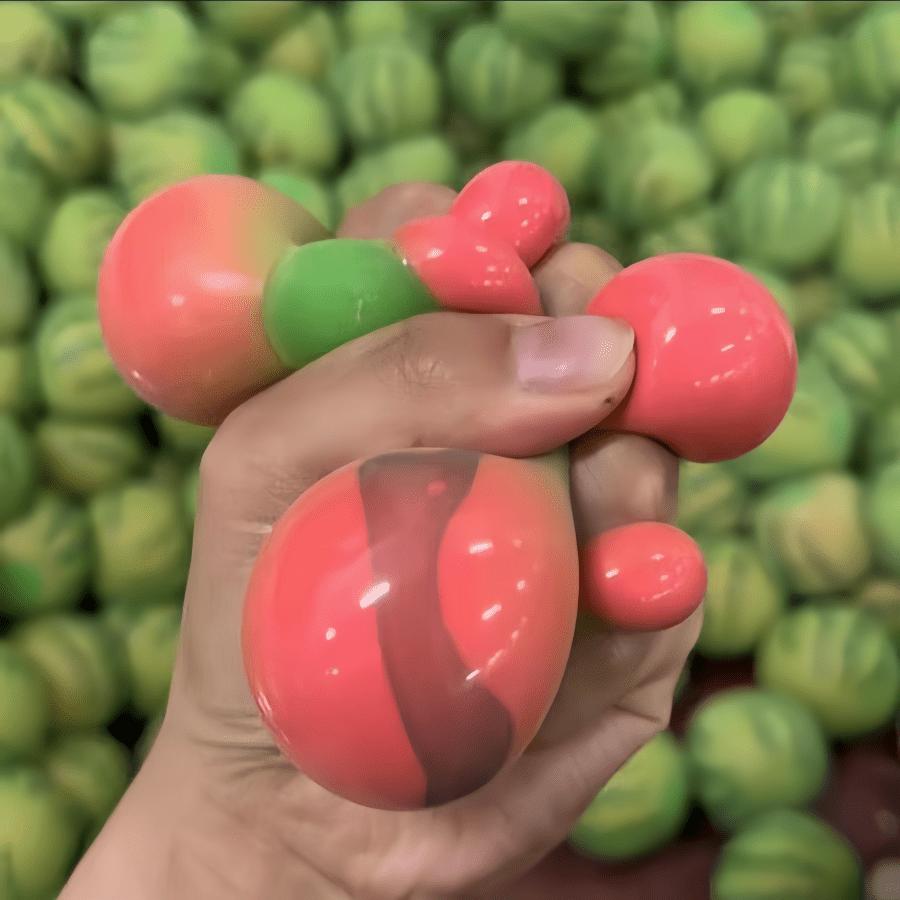 1Pc Summer Watermelon Squeeze Toy, Stress Relief Fidget Toy, Slow Rebound Squeeze Toy