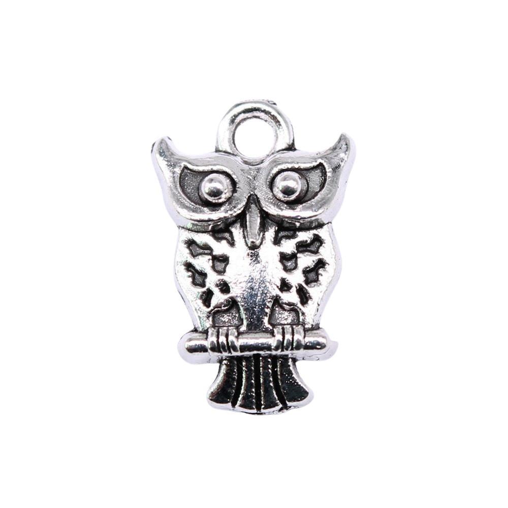 Owl Charms Mini Antique Alloy Pendants For Animal Themed Jewelry Making