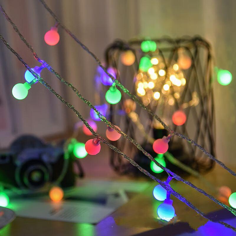 Outdoor Camping Round Ball LED String Lights