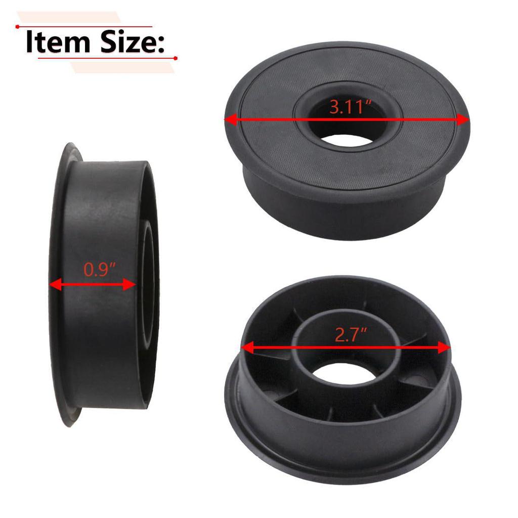 Rubber Cup Holder Mat for Center Console Armrest - Fits Deep, Small Beverage Cups