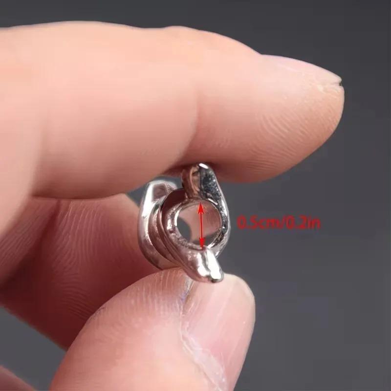 DIY Metall Dornknoten Schuhschnürsenkel Zubehör Draht Dornknoten Schnürsenkel Schnallen DIY Schmuckteil für Halskette Bastelbedarf