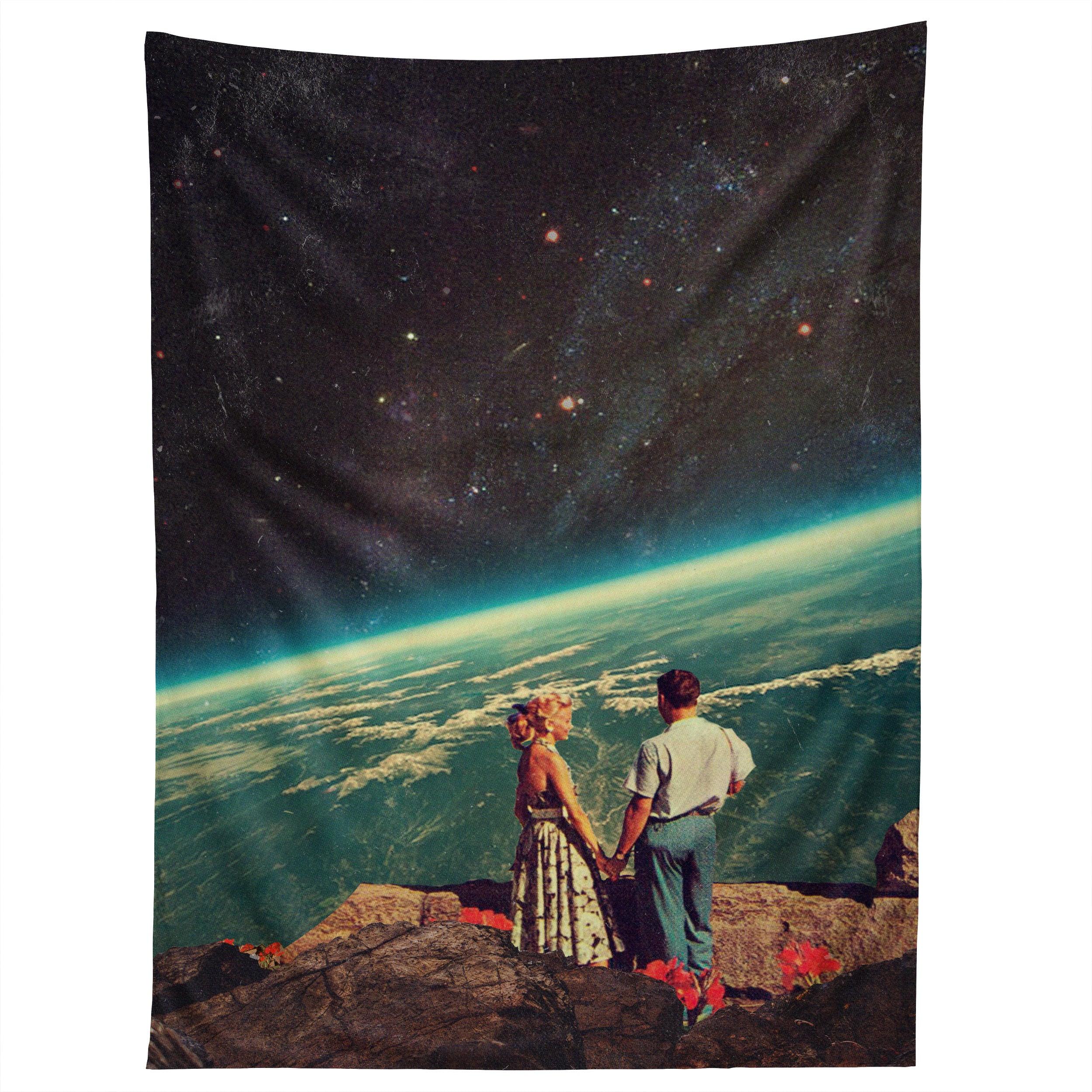 LOVE FRANK MOTH tapestry 75x100