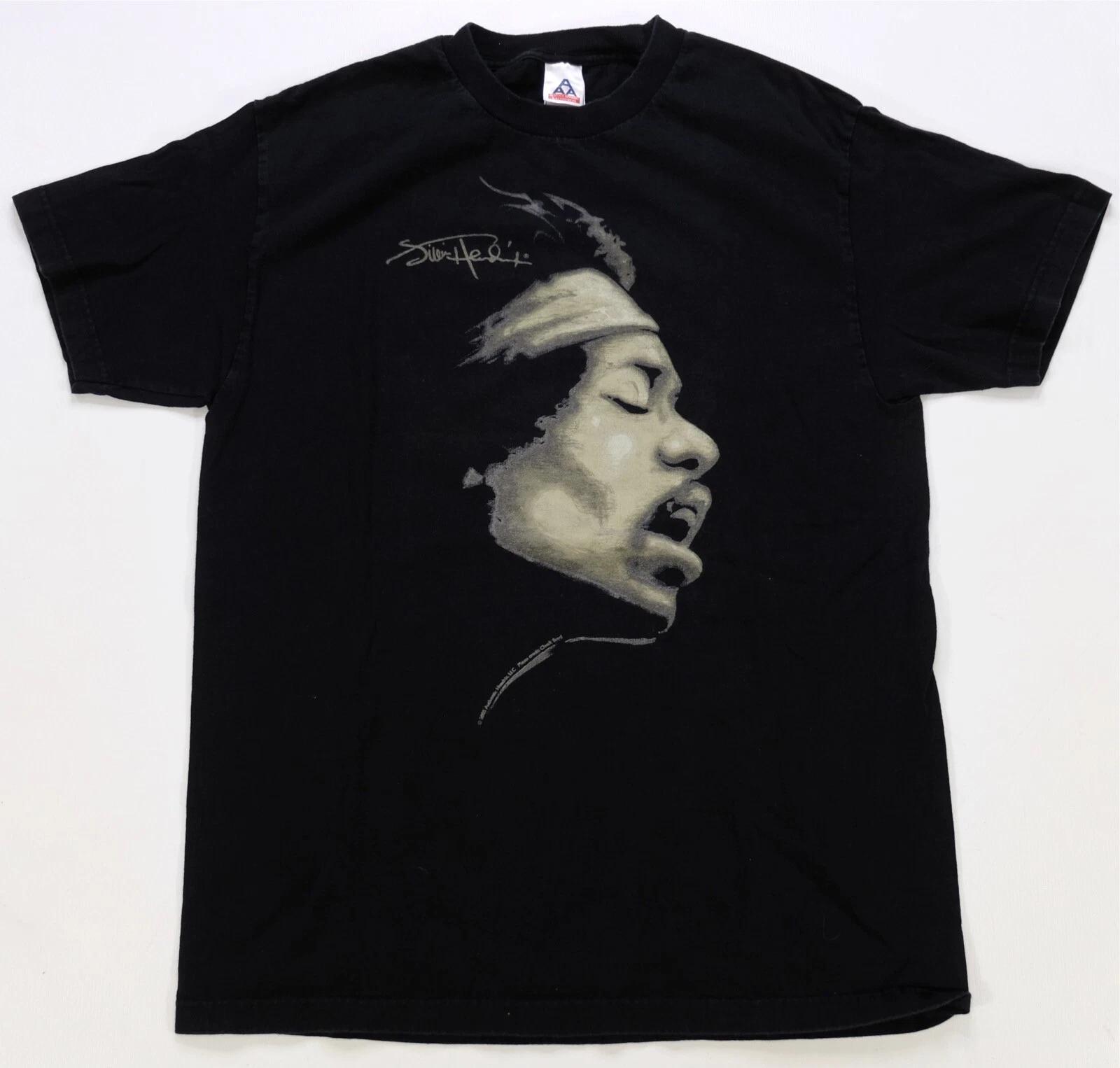 Rare Vintage Jimi Hendrix 2005 Memorial T Shirt 2000s Rock Guitarist Musician L XL