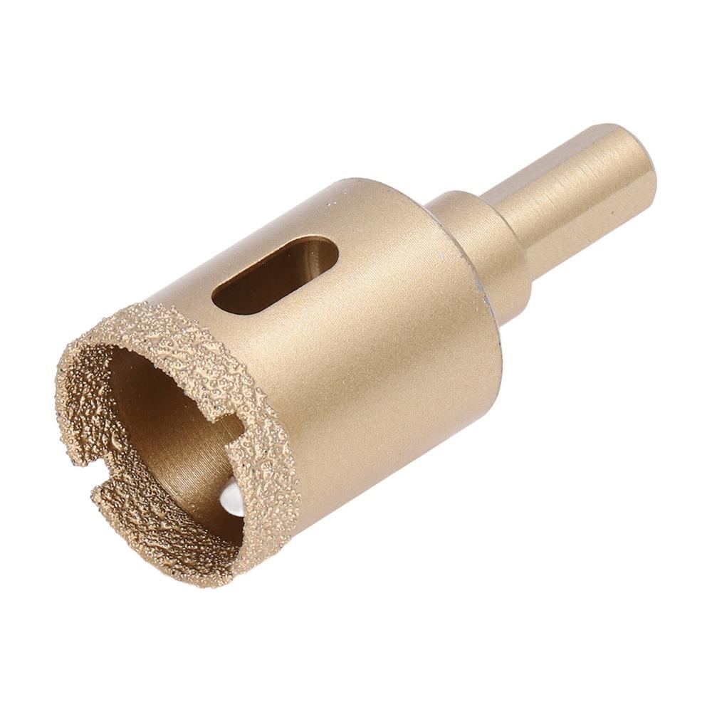 Gold Tone Hole Saw Drill Bit Diamond Grit Brazed Drill Bit New Diamond Core Drill  for Tile