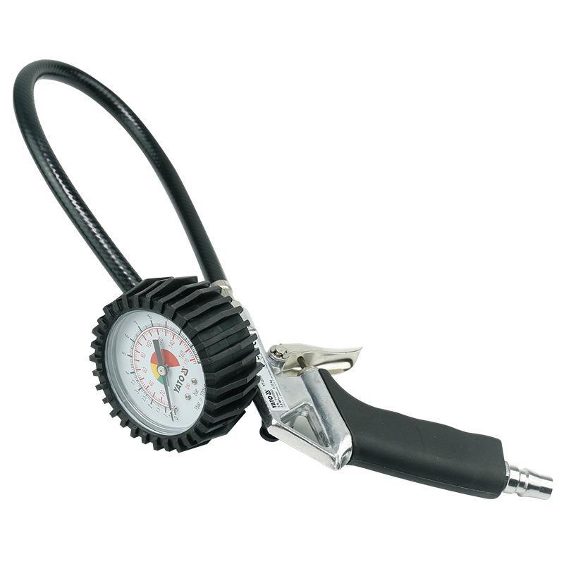 YATO High Precision Tire Pressure Gauge with Inflation Gun