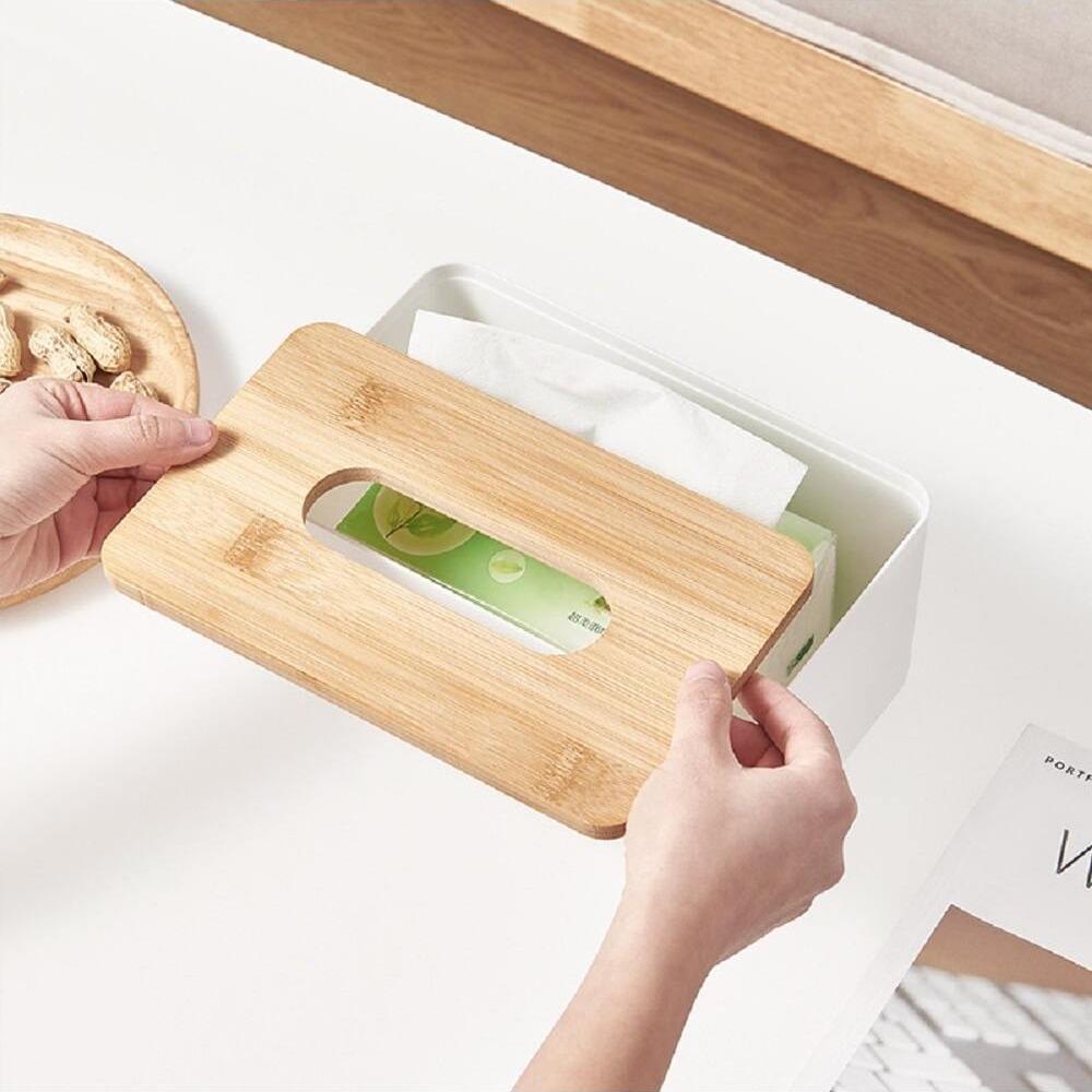 Portable Tissue Box Holder With Lid Removable Tissue Box Mini Tissue Storage Tube Holder Storage Box Desktop Napkin Organizer