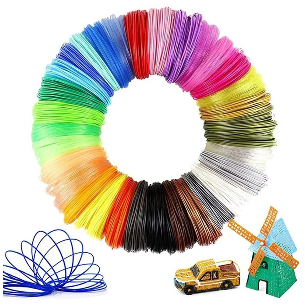 32 Colors 3D Pen Filament 1.75mm PLA Refills 10Feet 3m Each Color Total 320Feet 96m High Quality 3D Printing Filament for 3D Pen
