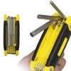 1PC 8 In 1 Folding Hex Key Allen Wrench Set Multi-Tool Portable Screwdriver Kit for Bike Motorcycle Furniture Screw Driver Tools