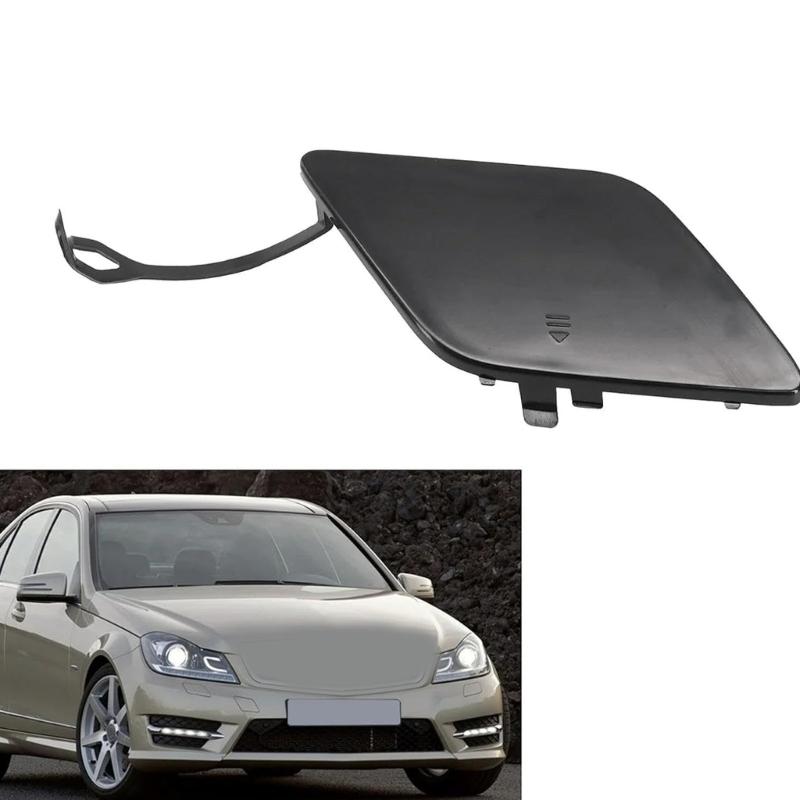 Automotive Accessories for W204 C180 C200 C220 C250 Front Bumper Tow Hook Cover 2048850426 Tow Hook Eye Caps Replacement