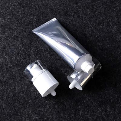 1Pcs Gold Silver Empty Refillable Plastic Soft Tubes Squeezable Bottle Cosmetic Container For Facial Cleaner Lotion Hand Cream