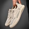 Men Shoes fashion Genuine Leather Loafers Breathable Autumn lace up comfortable Oxfords Casual Shoes Outdoor Men Sneakers shoes