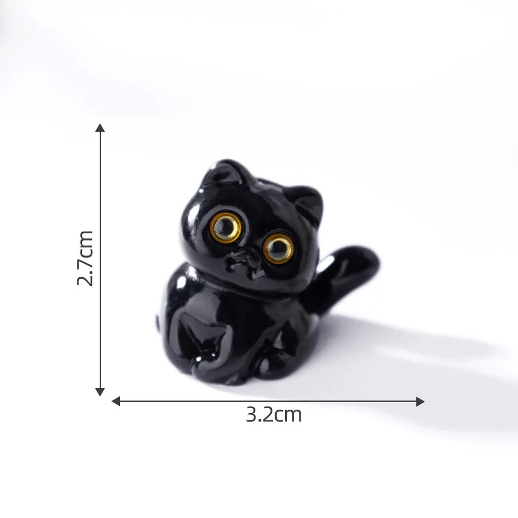 1Pcs New Cute Resin Halloween Black Cat Series Flat Back Fit Phone Deco Parts Embellishments For Hair Bows Accessories