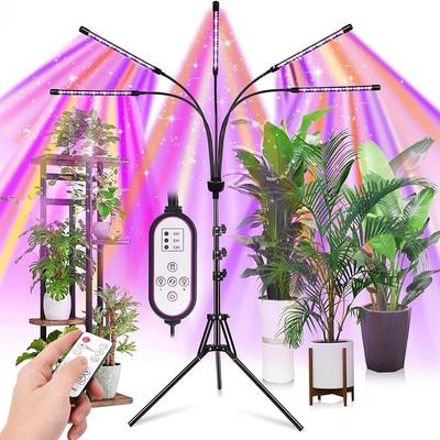 1 Peça 3 Cores Tripé USB Lâmpada Fito Espectro Completo Lâmpada Hidropônica LED Luz de Cultivo Lâmpada para Plantas de Interior Estufa Vegetal Flor Lâmpada Fito