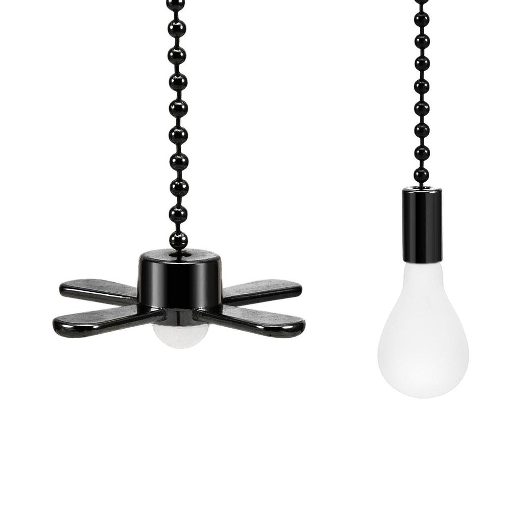 Pack of 2 Decorative Pull Chains Easy To Use & Durable Fan & Light Bulb Pull Chains Durable for Ceiling Fans & Lights