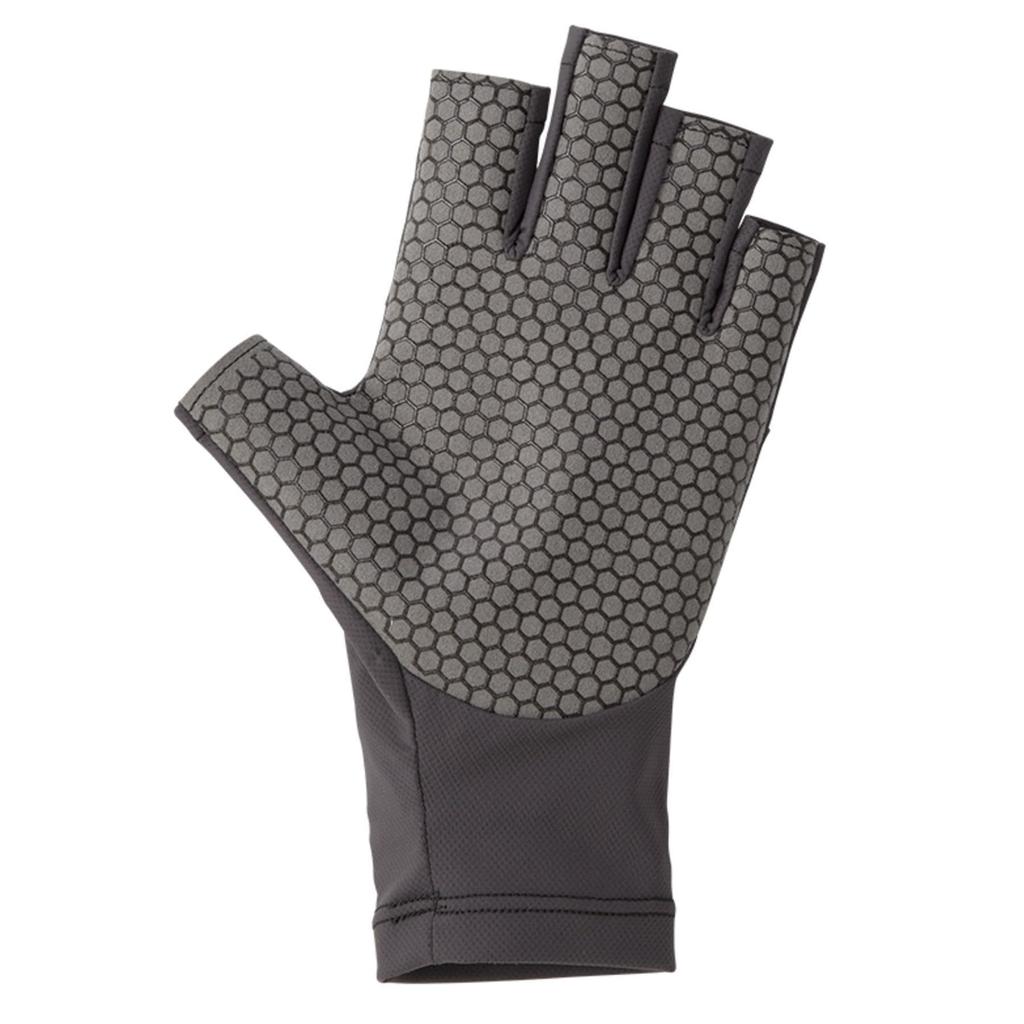 Rivalley RV UV Protection Fishing Gloves 5459 5C, Large, Gray,