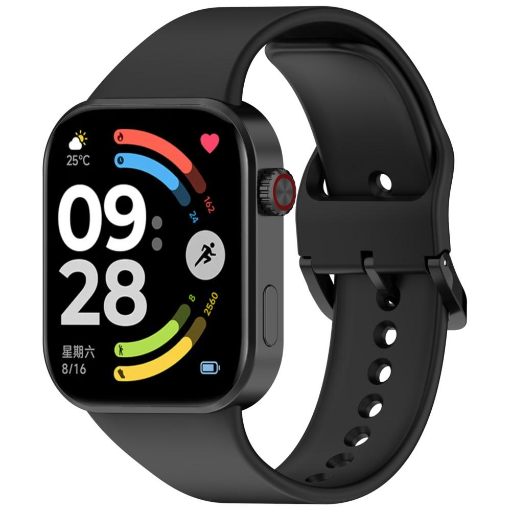 

Original band For Redmi watch 6 5 4 Strap SmartWatch Accessories Wrist Sport Silicone Bracelet correa Xiaomi Mi Band 8 Pro/9 Pro For Redmi watch 6 чёрный