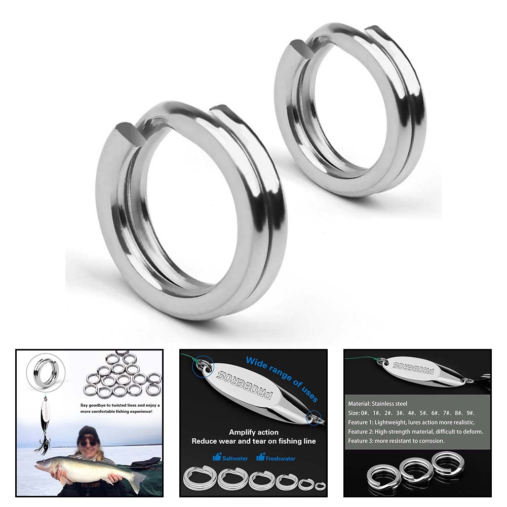 Fishing Hook Connection Ring Engineered for Natural Action