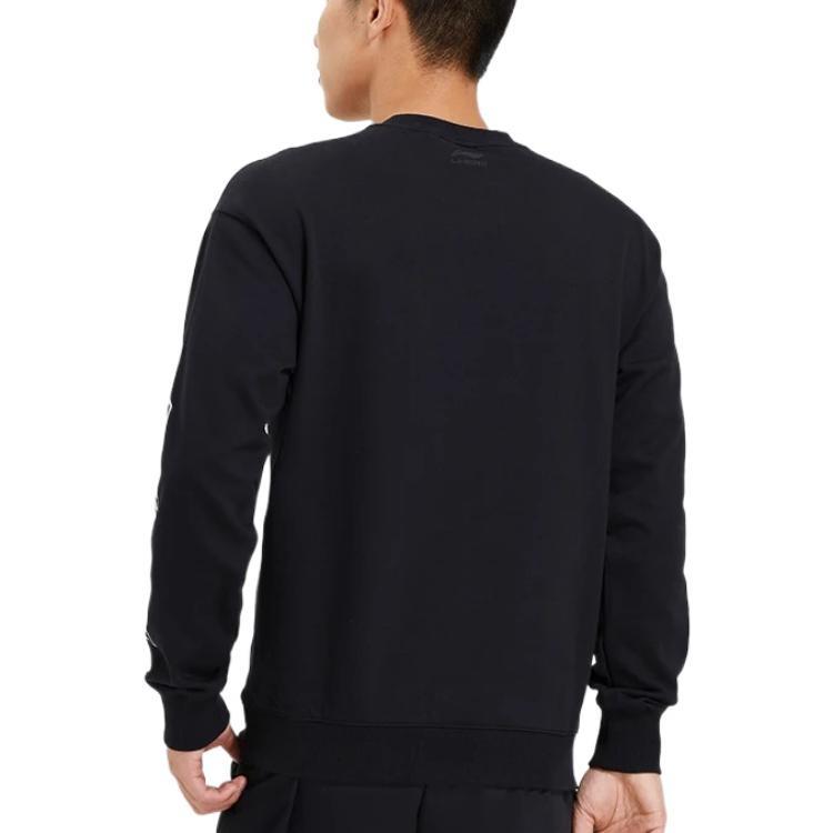 Li-Ning Lifestyle Sportswear Pullover 'Black' Men's AWDS923-3