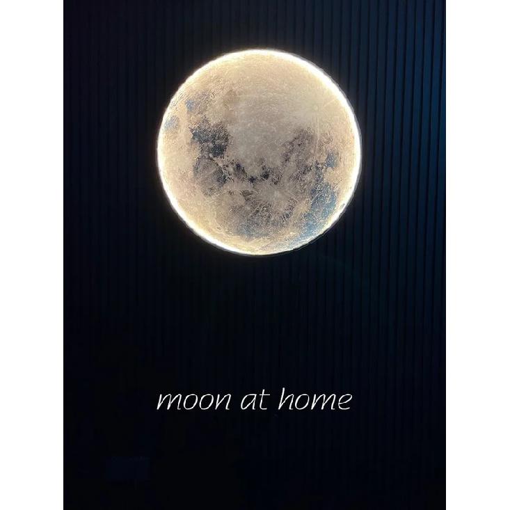Moon Wall Lamp Living Room Background Wall Ceiling Lamp Art Bedroom Ceiling Lamp Imitating the Moon Surface Decorative Lamp