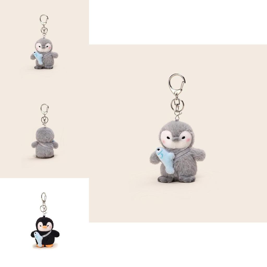Back Fish Penguin Plush Keychain With Soft Material For Cute Gifts And Accessories