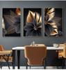 Black Golden Plant Leaf Canvas Poster Print  Abstract Wall Art Painting Nordic Living Room Decoration Picture Modern Home Decor