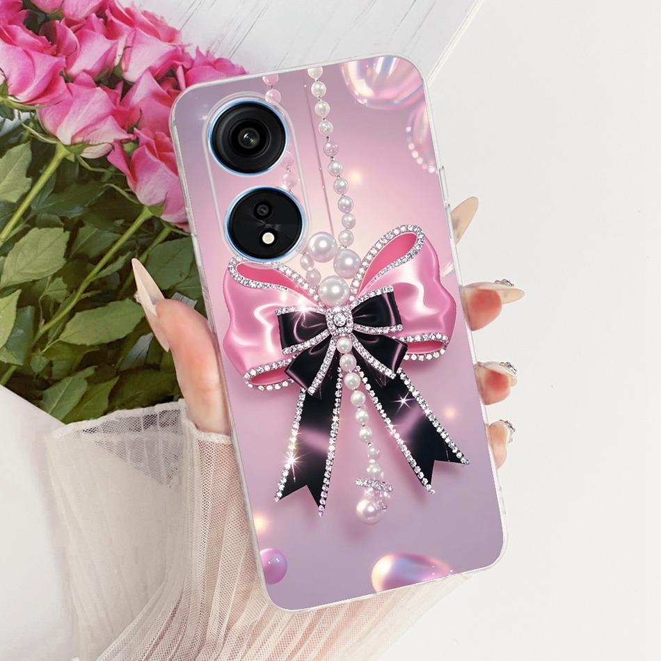 For OPPO Reno8 T 5G CPH2505 / Reno8 T CPH2481 (Reno 8T 4G) Cute Flower Butterfly Cat Painted Case Soft Silicone TPU Phone Cases