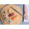 Premium Stainless Steel (316 Grade) Chopsticks with Travel Case and Anti -Slip Design (Large)
