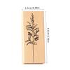 Vintage Grass Plants Stamp DIY Wooden Rubber Stamps for Scrapbooking