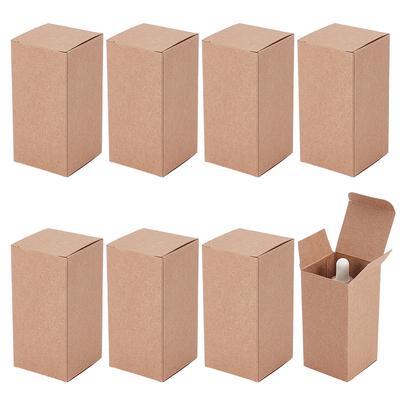 50pcs Foldable Creative Kraft Paper Box Wedding Favor Boxes Favour Box Paper Gift Box Rectangle Peru 5x5x10cm