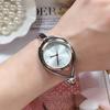 Bangle Watch Women Quartz Wristwatch Minimalist Dial Brand New Design Clock Fashion Diamond Rhinestone Bracelet Band Retro Reloj
