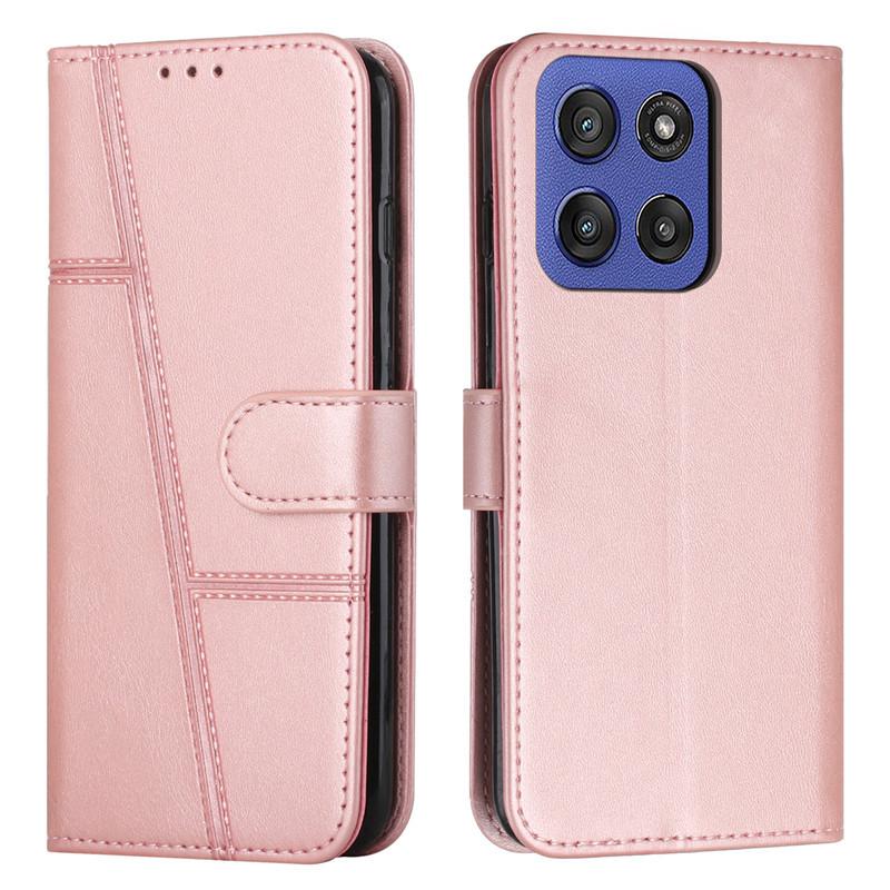 Leather Flip Case On For Motorola Edge 60 Fusion Moto G86 Power G56 Edge60 Pro G66Y 5G Magnetic Cases Stand Wallet Phone Cover