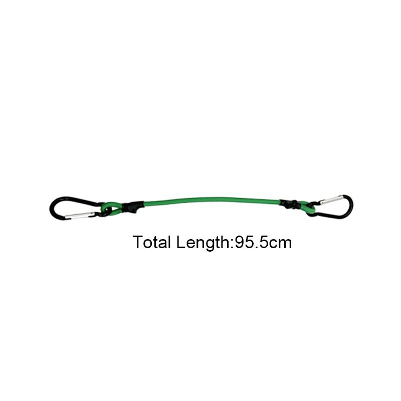 30-120Cm Green Stretch Ropes 6Mm Bungee Cords With Hooks Elastic Tie Strap Bikes Tie Car Luggage Packing Roof Rack Strap