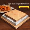 Oil-Proof Snack Mat & Air Fryer Paper - Thick, Oil-Blocking Paper for Hamburgers, Sandwiches, and Trays