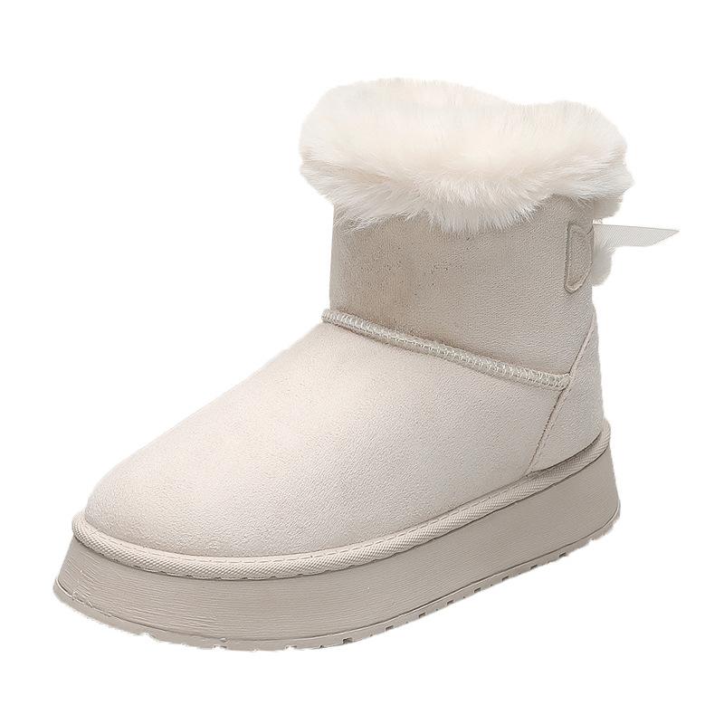 2025Winter Women Shoes Fashion High Top Cotton Shoes Plush Warm Snow Boots Winter Boots for Women Outdoor Non Slip Platform Boot