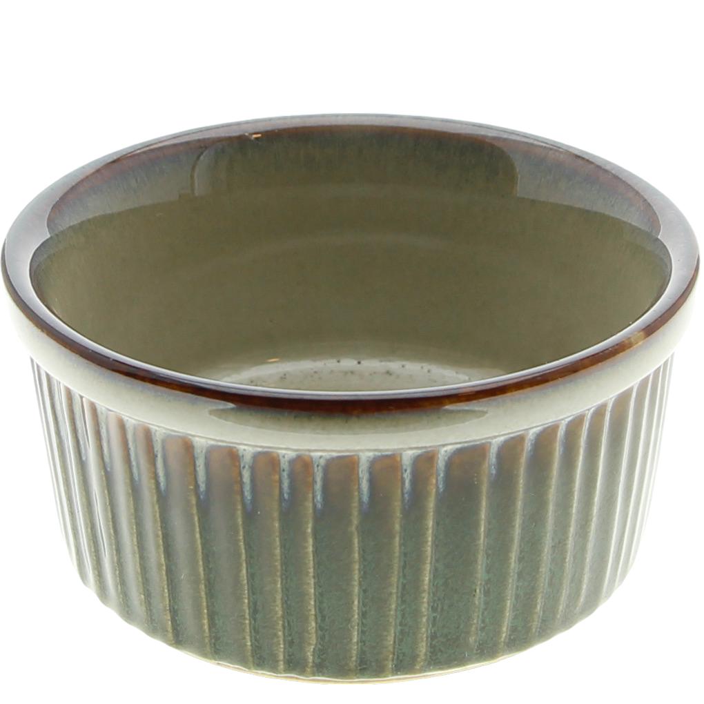 CERAMIC CREAM BRULEE MOLDS 10cm BAKING SERVING OMBRES