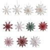 Durable Paper 3D Snowflake Ornament Waterproof Wrinkles Resistant for Christmas Tree Ceiling Window Decoration