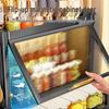 Double-Layer Spice Rack with Hooks